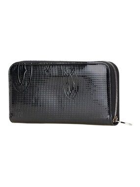 Cartier Happy Birthday Black Patent Leather Wallet